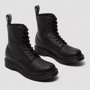 Dr. Martens 1460 Pascal Women’s Black Mono Lace Up Boots